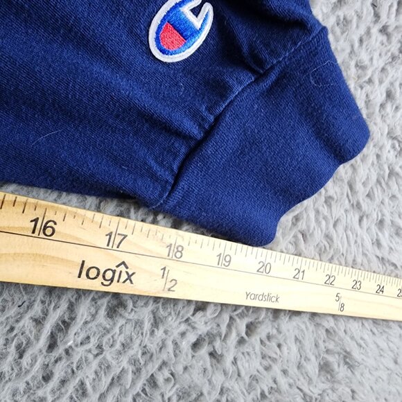 Champion Shirt Mens XL Blue Long Sleeve Pullover Graphic Tee *GUC* - Picture 6 of 9